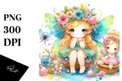 Colorful Small Cute Fairy | Clipart Product Image 3