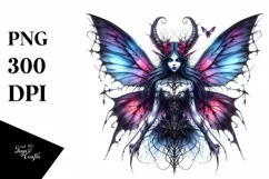 Vibrant Gothic Fairy, Transparent PNG Product Image 3