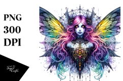 Vibrant Gothic Fairy, Transparent PNG Product Image 1