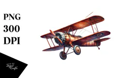 Rusted Biplane with Confetti, 20 oz Tumbler PNG Product Image 1