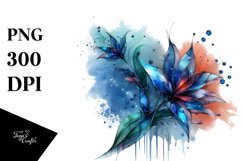 Abstract Glossy Lobelia Material Product Image 1