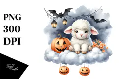 Lamb for Halloween PNG Product Image 1