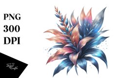 Shiny Lobelia,White Background | Clipart Product Image 3