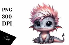 Revolted Dragon in Jeans, PNG Product Image 3