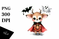 Cute Deer for Halloween, High-Res PNG Product Image 1