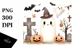 Simple Haloween Tombstone PNG Product Image 3