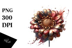 Shiny Gerbera Clipart Product Image 1