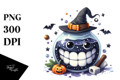 Funny Magic Potion Smile with Big Teeth | Clipart Product Image 1