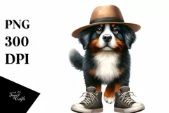Whimsical Bernese Mountain Dog Caricature | Sublimation | Product Image 3