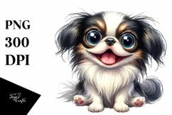 Funny Japanese Chin | Clipart Product Image 3