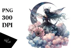 Baby Gothic Fairy PNG Product Image 1