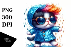 Cute Baby Cat Dancing PNG Product Image 3