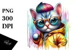 Cute Baby Cat Dancing PNG Product Image 3