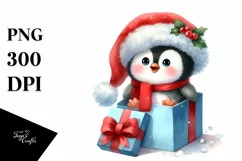 Winter Baby Penguin, Transparent PNG Product Image 3