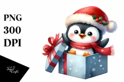 Winter Baby Penguin, Transparent PNG Product Image 3