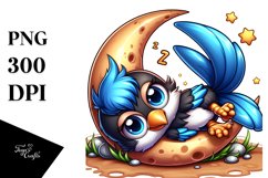 Colorful Baby Magpie PNG Product Image 3