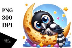 Colorful Baby Magpie PNG Product Image 1