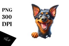 Funny Doberman Pinscher | Clipart Product Image 1