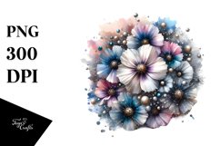 Glossy Cosmos | Sublimation | Clipart Product Image 1