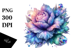 Detailed Vibrant Glossy Iris PNG Product Image 1