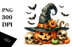Funny Halloween Hat Clipart Product Image 1