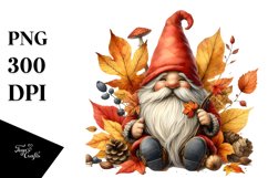 Vibrant Autumn Gnome Product Image 1