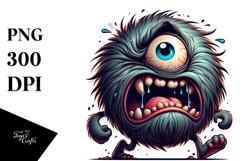 Goofy Monster, Dramatic PNG Product Image 1