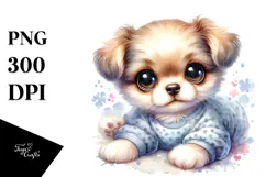 Cute Baby Dog with Huge Eyes Product Image 1