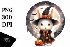 Digital Painting of Rabbit for Halloween, High-Res PNG Product Image 3