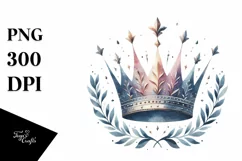 Colorful Royal Crown | Sublimation | Clipart Product Image 1