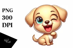 Colorful Labrador Retriever Clipart Product Image 1