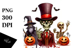 Simple Funny Halloween Clipart, Transparent PNG Product Image 1