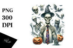 Creepy Halloween Undead Clipart Product Image 1