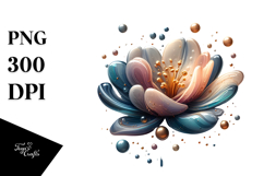 Glossy Tulip in Material, PNG Product Image 1