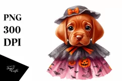 Halloween Vizsla, Transparent PNG Product Image 1