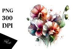 Shiny Sweet Pea | Sublimation | Clipart Product Image 3