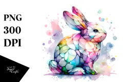 Colorful Bunny Made of PNG Product Image 1
