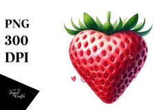 Strawberry Heart PNG Product Image 1
