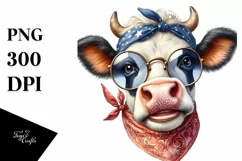 Cow Funny Big Eyes Large Goofy Smile Product Image 3