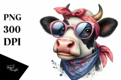 Cow Funny Big Eyes Large Goofy Smile Product Image 3