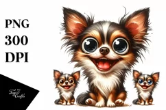 crazy Looking Chihuahua with Big Eyes | Clipart Product Image 3