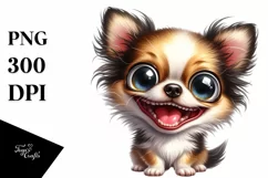 crazy Looking Chihuahua with Big Eyes | Clipart Product Image 3