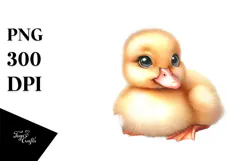Cute Baby Duck with Huge Eyes Product Image 1