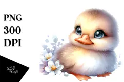 Cute Baby Duck with Huge Eyes Product Image 1