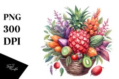 Colorful Xigua | Sublimation Clipart Product Image 1