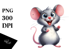 Excited Goofy Mouse Standing Product Image 1