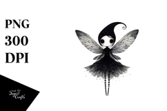 Simple Gothic Fairy PNG Product Image 1