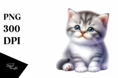 Cute High Baby Cat, High-Res PNG Product Image 1