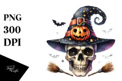 Funny Halloween Skull | Sublimation | Clipart Product Image 3