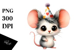Cute Baby Mouse with Funny Haircut Product Image 1